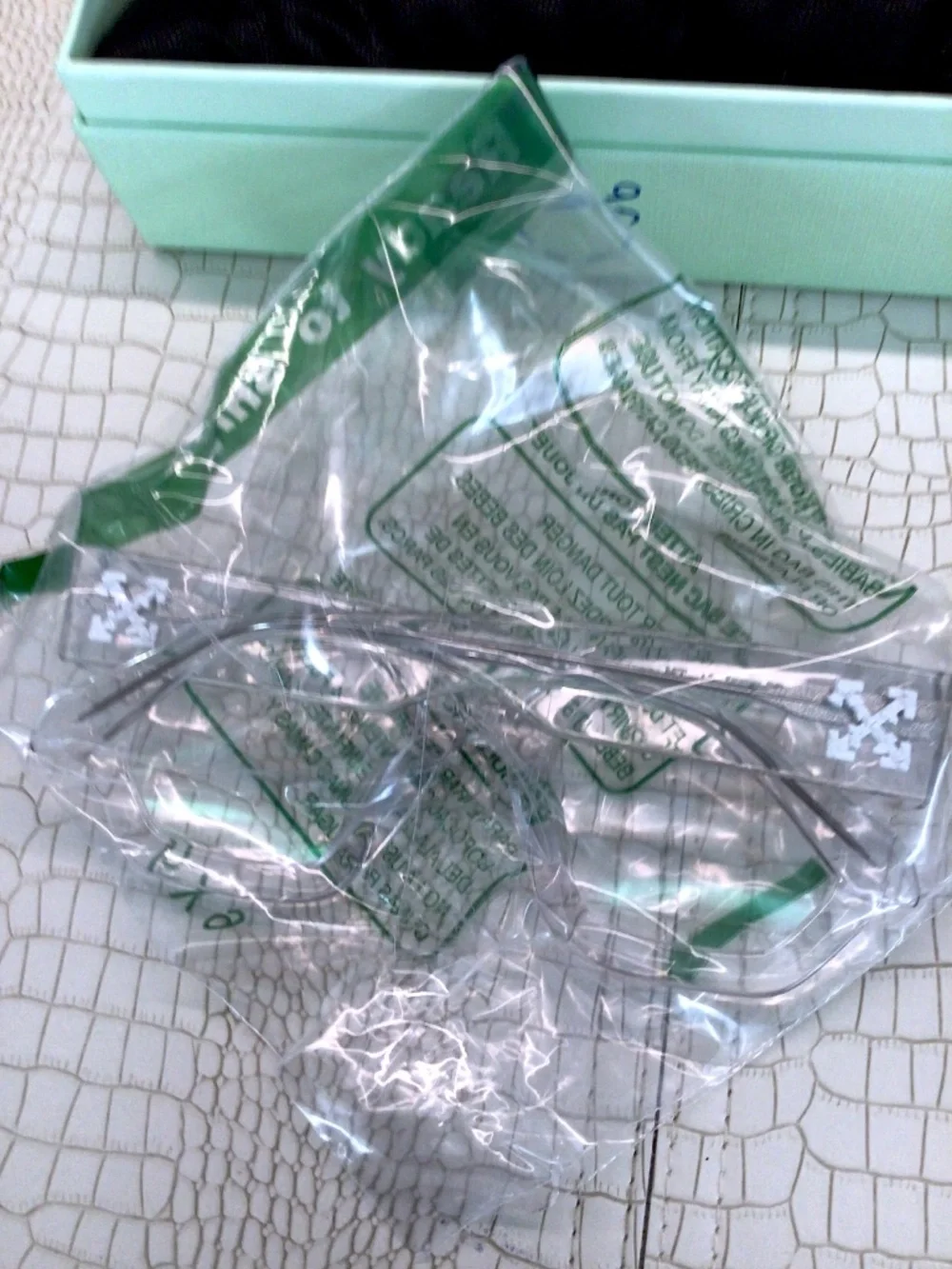 Rare Brand-New Off-White OERJO19C99PLAOO17800 OPTICAL GLASSES